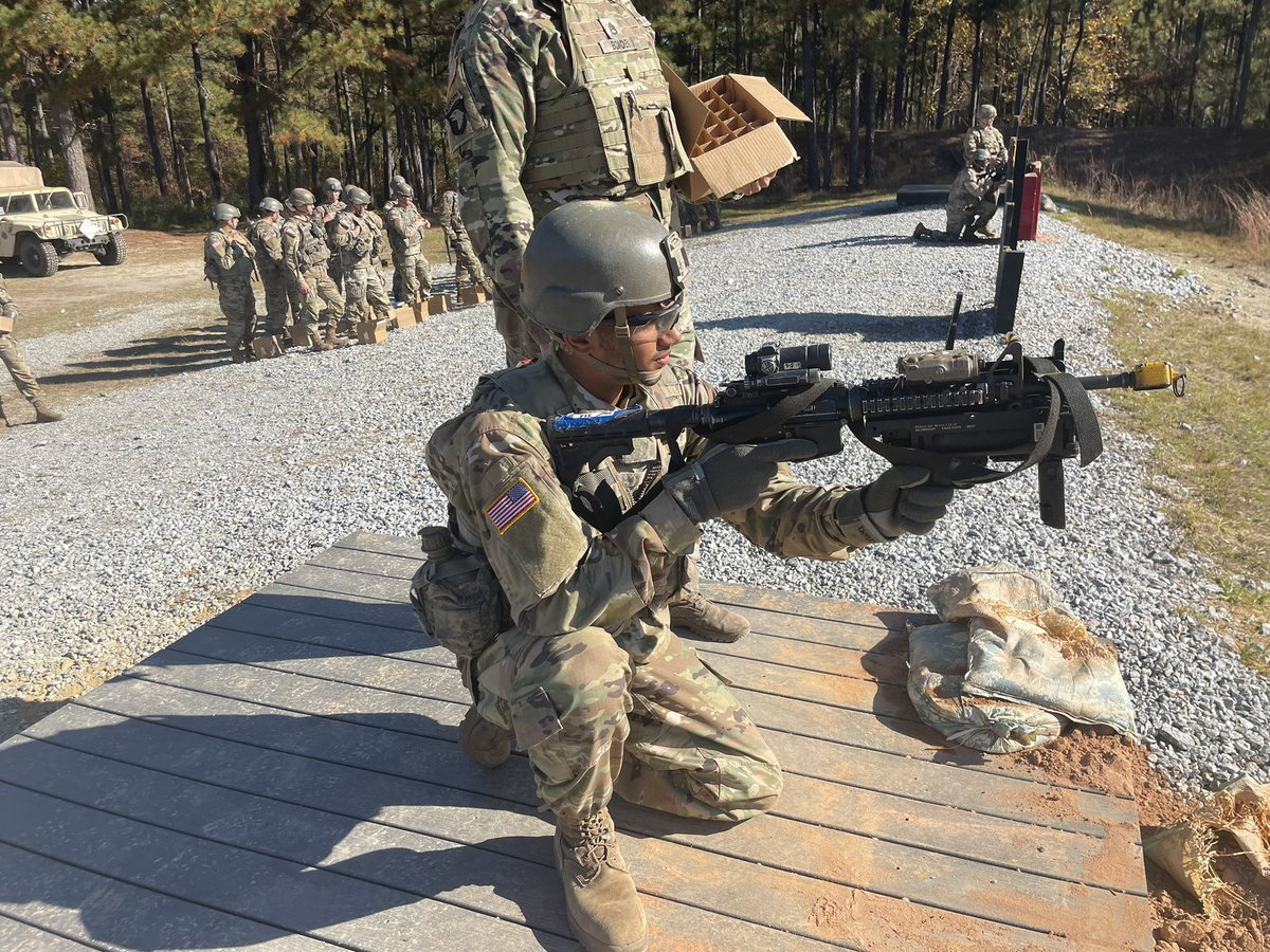 Troop2nd's tweet photo. Soldiers were afforded the opportunity to zero and qualify with the M320 grenade launcher.
M320 Grenade Launcher is a single-shot 40mm grenade launcher system. The M320 can fire all NATO high-explosive, smoke, and illumination grenades
#19DOSUT
#intheshadows
#lionscoverthefront https://t.co/CYw6dyuo6C