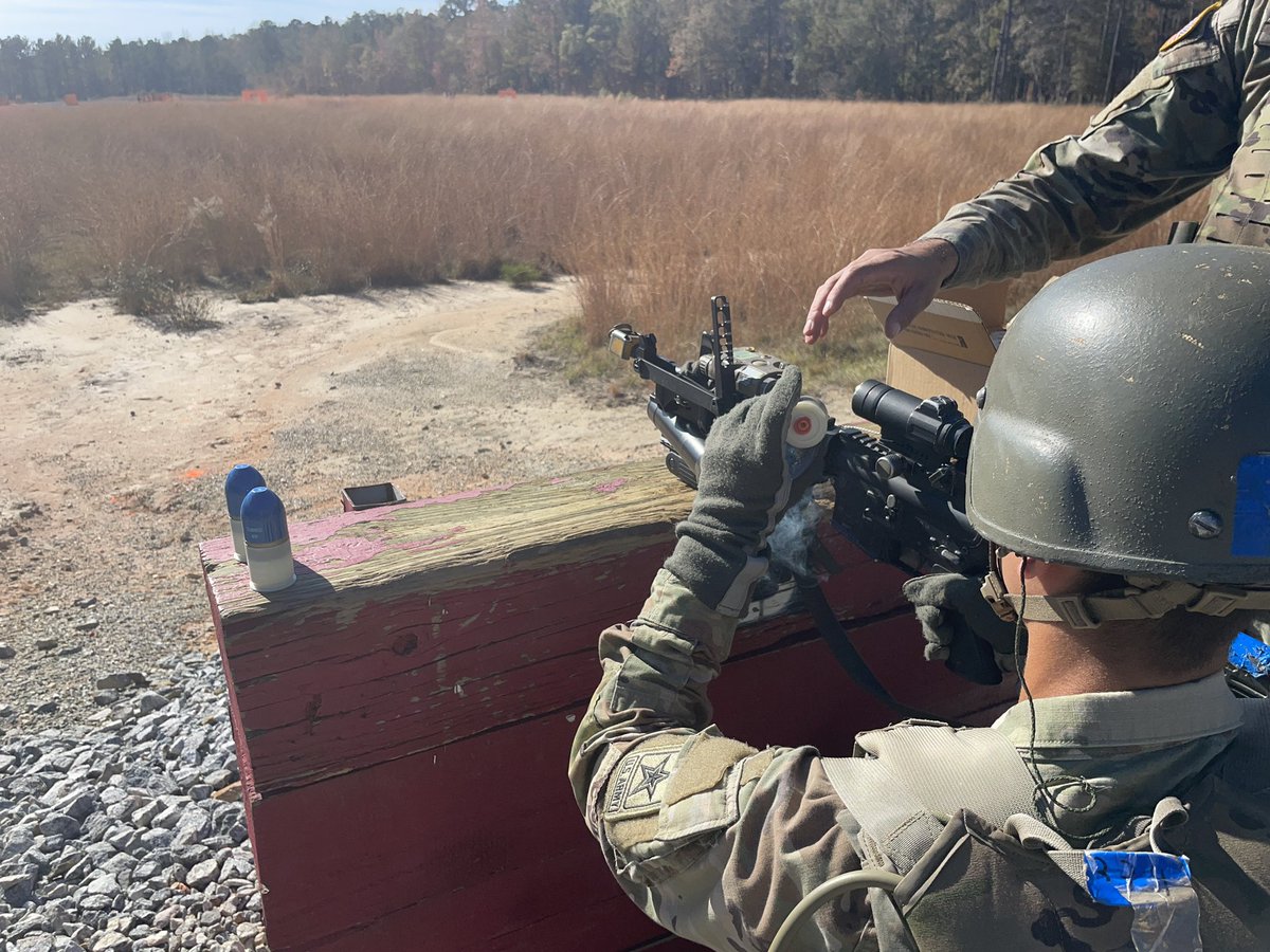 Troop2nd's tweet photo. Soldiers were afforded the opportunity to zero and qualify with the M320 grenade launcher.
M320 Grenade Launcher is a single-shot 40mm grenade launcher system. The M320 can fire all NATO high-explosive, smoke, and illumination grenades
#19DOSUT
#intheshadows
#lionscoverthefront https://t.co/CYw6dyuo6C