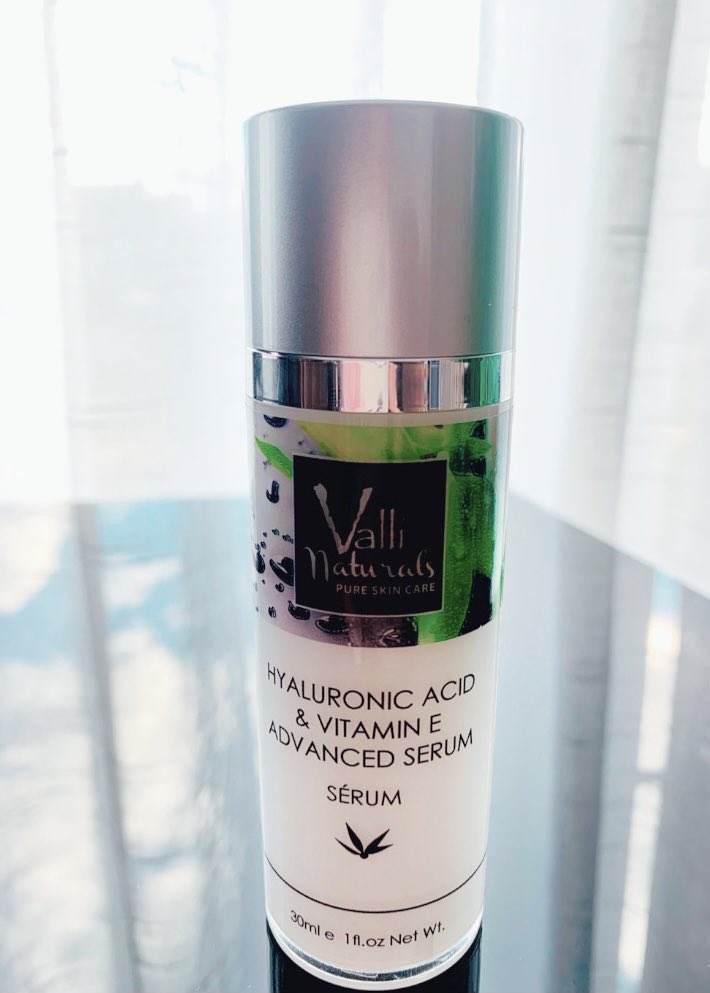 VallisBoutique's tweet photo. So excited, we launched the Hyaluronic Acid &amp; Vitamin E Advanced Serum to the face care collection! Check it out to see the amazing benefits on the site ✨ #newproduct #madeincanada #madewithlove 
https://t.co/hDtd5AtcPG https://t.co/457TocrJKO