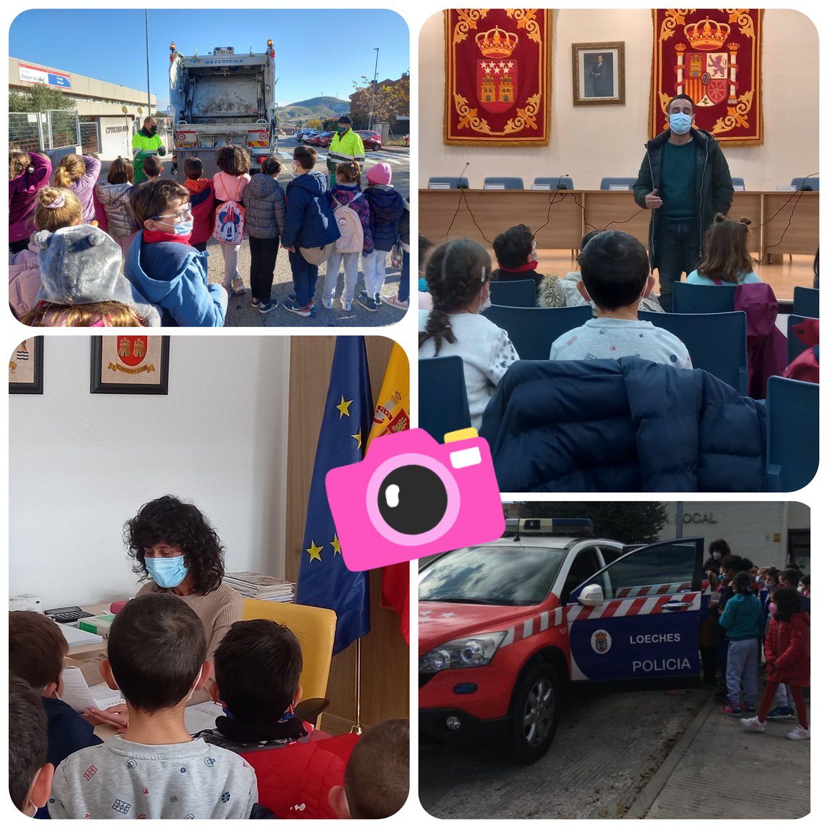 DAlbaCeip's tweet photo. Alumnado de segundo de primaria visitando algunas instalaciones municipales del @AytodeLoeches. Muy interesante👏👏👏 https://t.co/upmWxM7Xuw