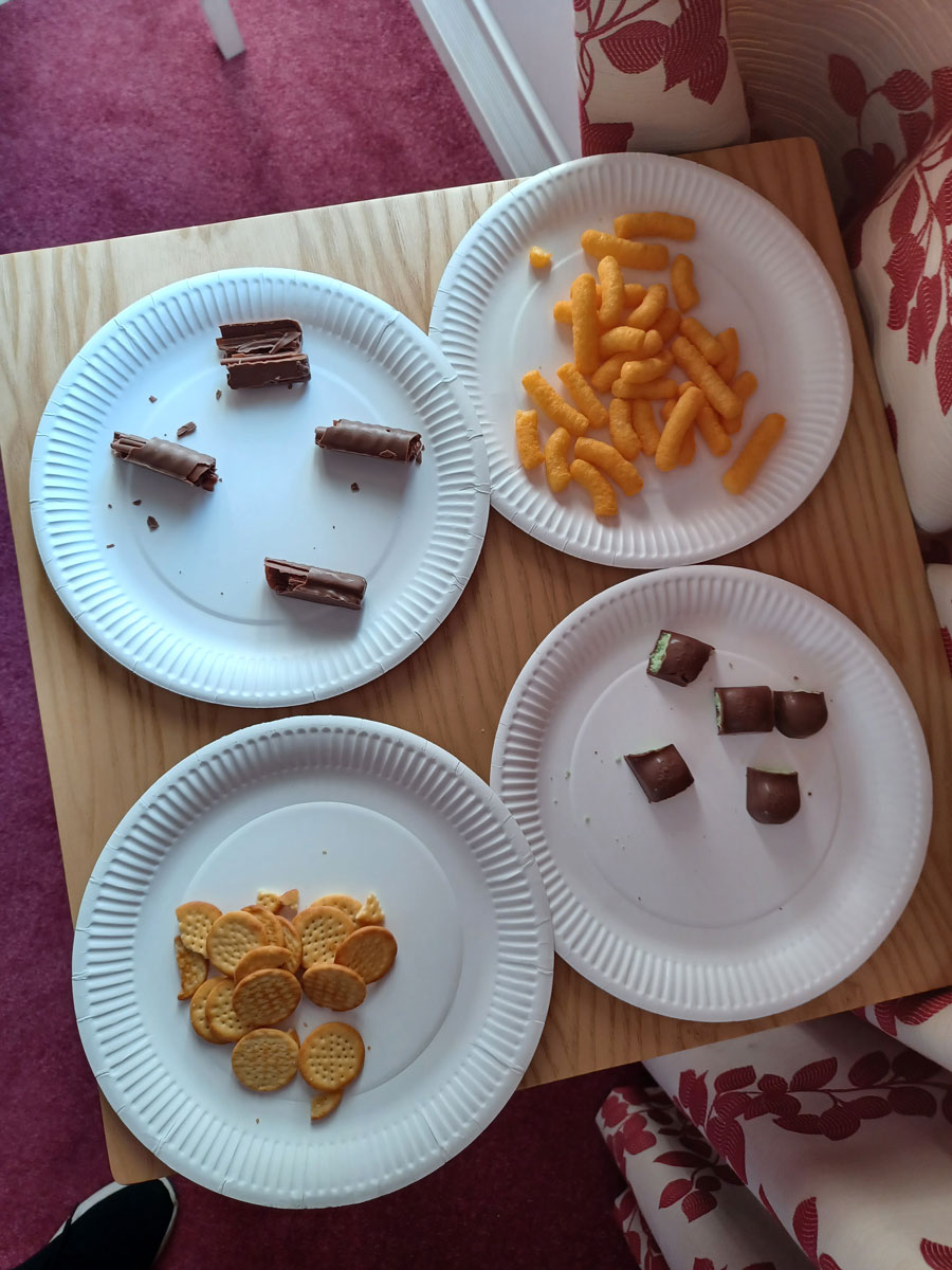 Silverline_Care's tweet photo. Residents in #SpringhillCareHome playing hangman where they had to try and guess various sweets and treats before the next (and most important) part of the activity - eating the treats they had correctly identified! https://t.co/nSdmICfNvg