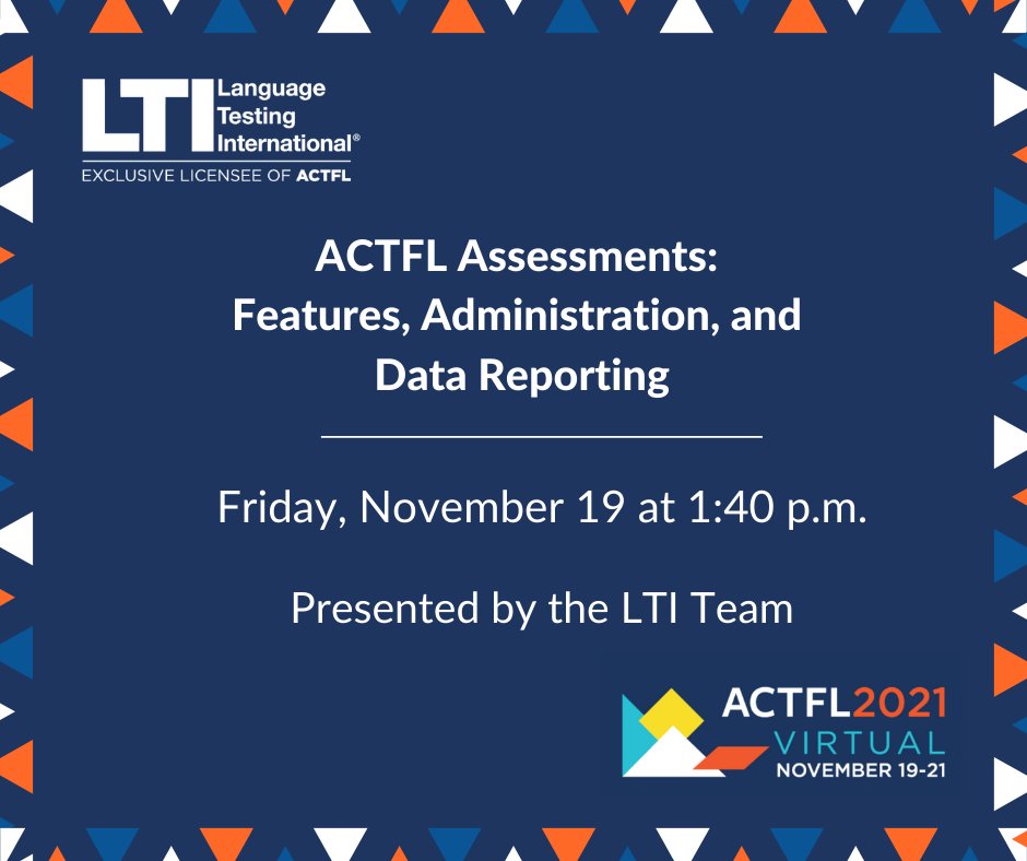 Language Testing International, Inc. tweet media