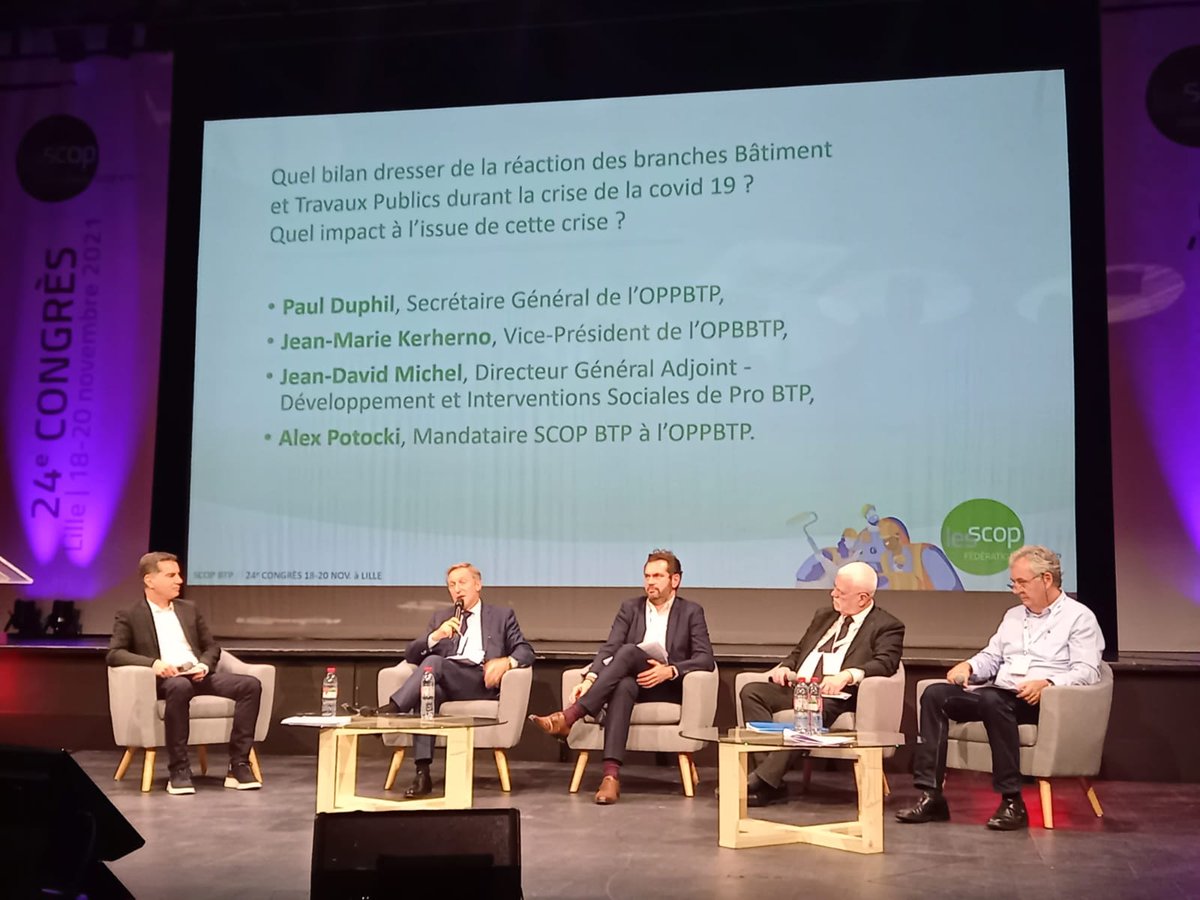 PROBTP_Groupe's tweet photo. 📣Quel bilan dresser de la réaction des branches bâtiment et travaux publics durant la crise du #COVID19 ? Quel impact à l’issue de cette crise ? @Jd_michel, Directeur général adjoint @PROBTP_groupe participe à la table ronde organisée en direct du congrès @fscopbtp https://t.co/QwdOULJDNc