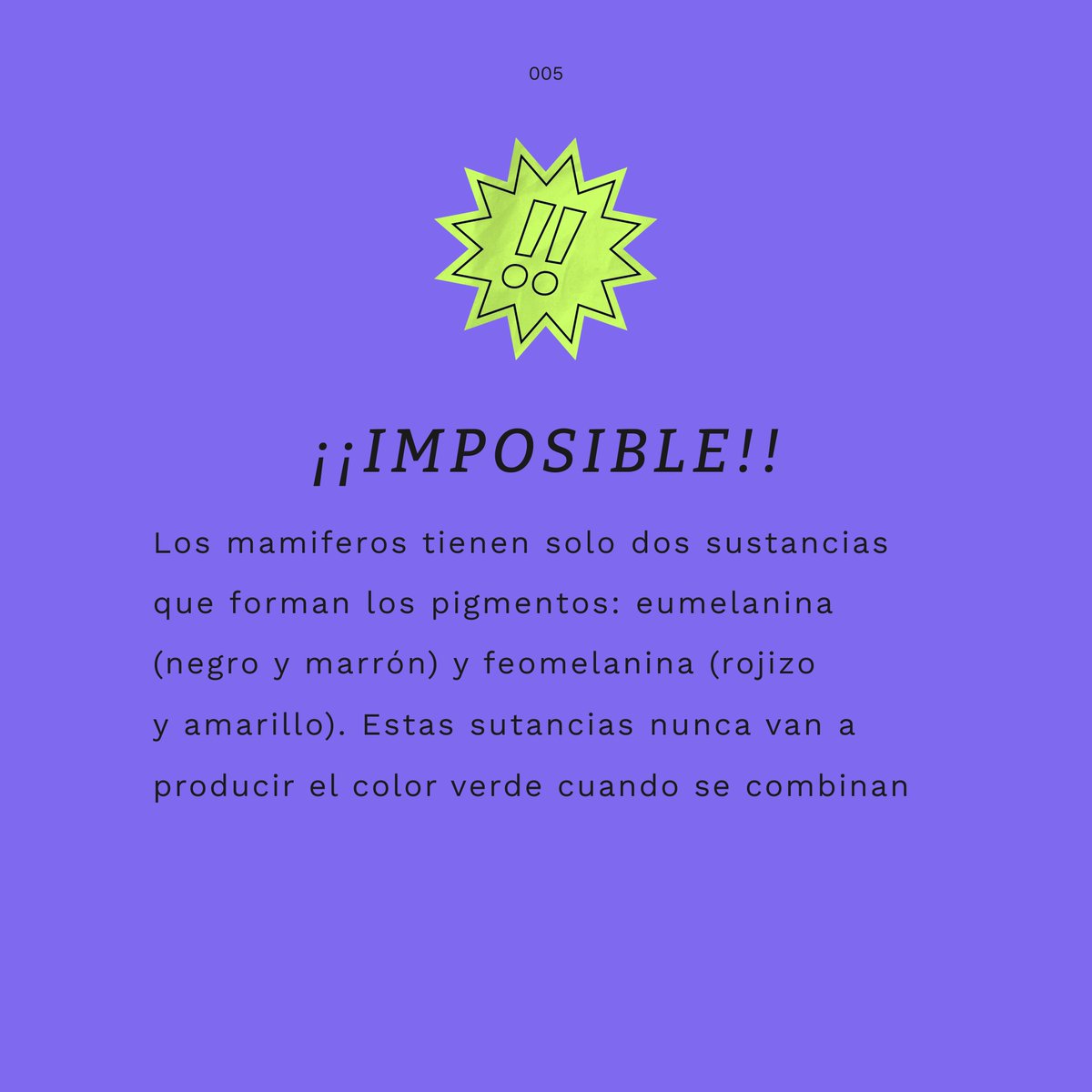 SomosNivelat's tweet photo. Viernes de Dato Freak 🤯

¿Has visto un mamífero verde?

En Nivelat usamos datos memorables para generar mejores aprendizajes. ¡Comparte estos datos o cuéntalos en tu próxima reunión de trabajo! https://t.co/Ch9wQXvgVE