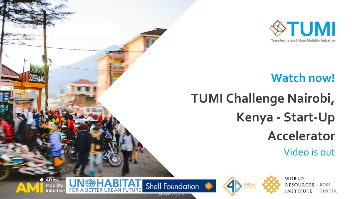 "Electric mobility is giving young people affordable option to be able to move around the city on a vehicle that is clean." 🛵⚡️🔌

To learn more about the #TUMIChallenge Nairobi watch the video now⬇️
youtube.com/watch?v=htcK5T…
