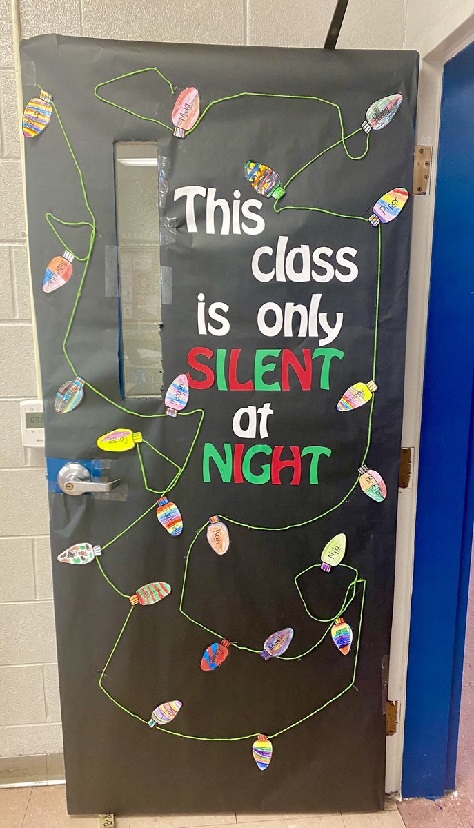 Another great door display! Thanks Ms. Heather 🙂 🎄