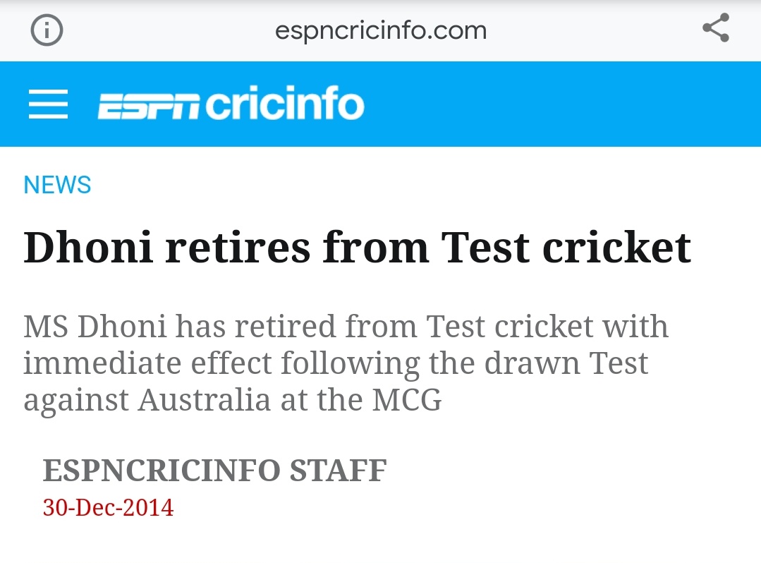 venxeancee's tweet photo. Dhoni in 2014                      AB in 2014 https://t.co/qnMxO6ZPK8
