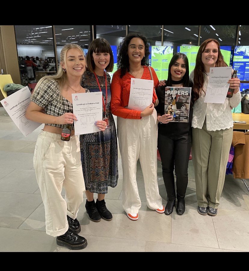 jopayton's tweet photo. A moment to treasure: presenting @PapersMagazine, a celebration of immigration, with the award for best magazine concept 2021. Congrats to @ellieskeff @itsanamalam @acaciaredding @AmberZafarJourn @harryjjourno and executive editor extraordinaire @xinwenxiaojie #journalism https://t.co/2KQwNOCKx5