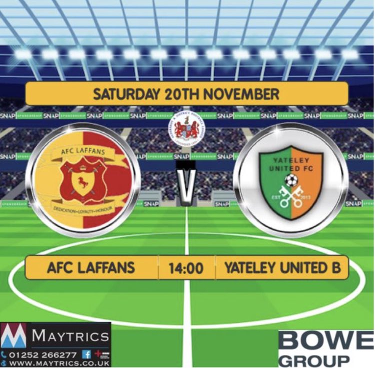 afc_laffans's tweet photo. Looking to bounce back tomorrow at home against @YateleyUtdFC. Make sure you’re following us over on Instagram for Matchday Updates! #localfootball #homegame https://t.co/07yOtTwvSW