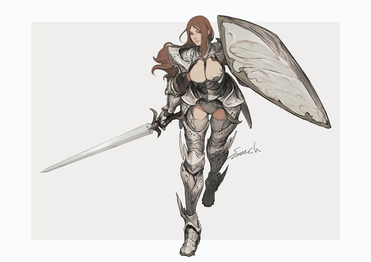 「←こっちを描きたい日もあれば
       こっちを描きたい日もある→ 」|sonechのイラスト