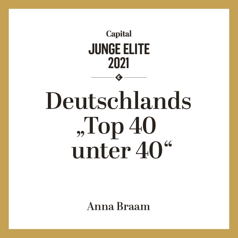 Wenn sich Engagement auszahlt: <a href="/capitalMagazin/">Capital</a> hat mich zu den Top40 under 40 in der Kategorie „Gesellschaft“ gewählt! #top40