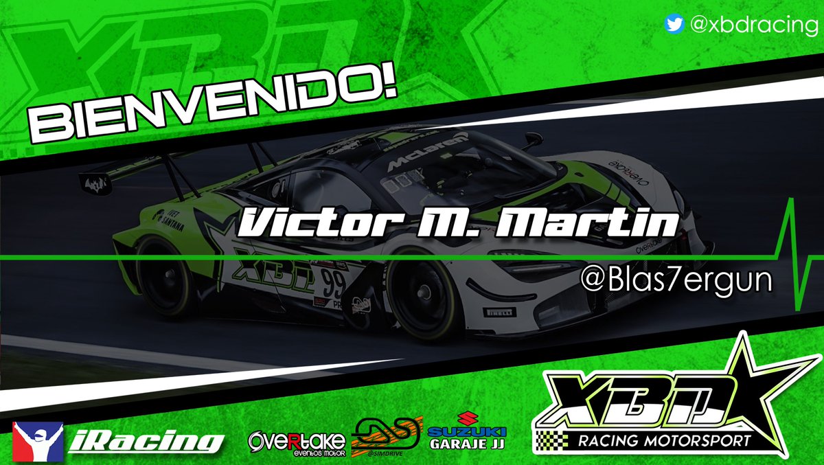 xbdracing's tweet photo. ⚠️ FICHAJE! ⚠️
Estamos muy contentos de poder anunciar el Fichaje de Víctor Martín para las filas de #XBDRacing!
Un piloto rapido, constante y trabajador que nos viene genial para completar el proyecto que tenemos para el año que se nos viene encima!
Bienvenido @Blas7ergun 💚 https://t.co/ulAVww05UX
