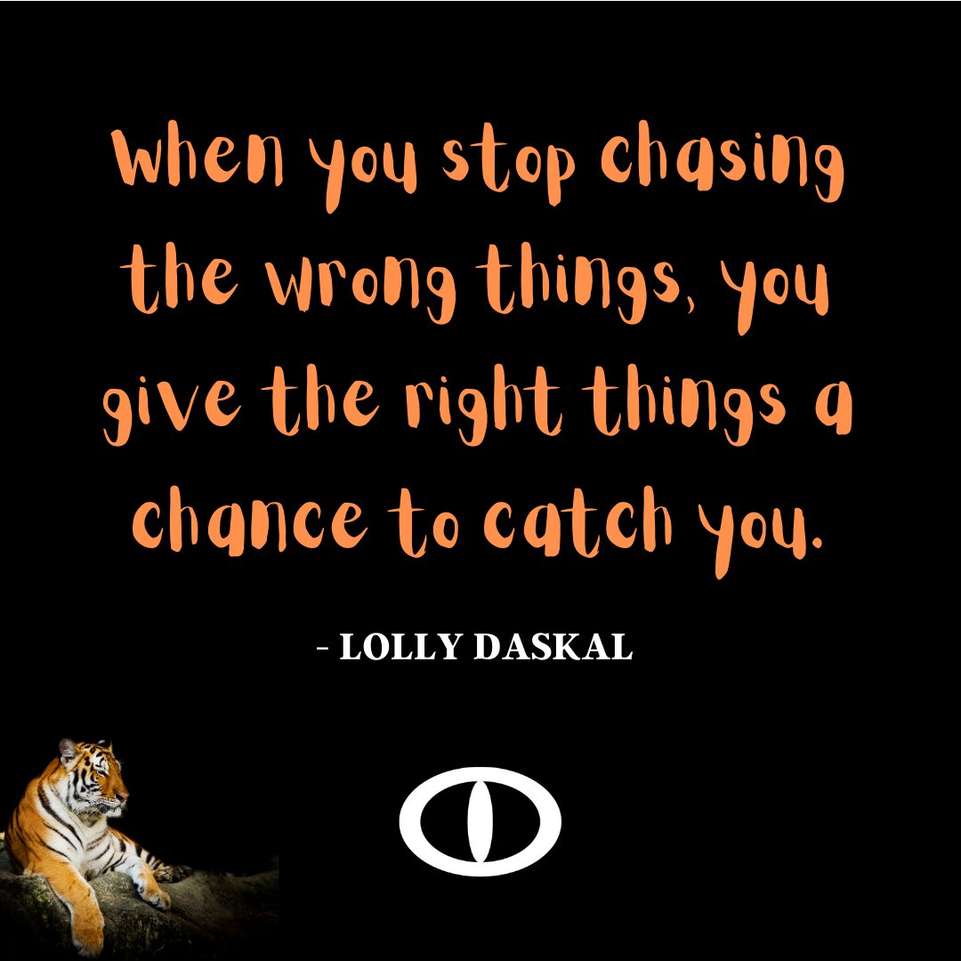 tygamarketing's tweet photo. Focus Friday 👊
When you stop chasing the wrong things, you give the right things a chance to catch you. - Lolly Daskal
#tygamarketing https://t.co/VFzYrI6zdR