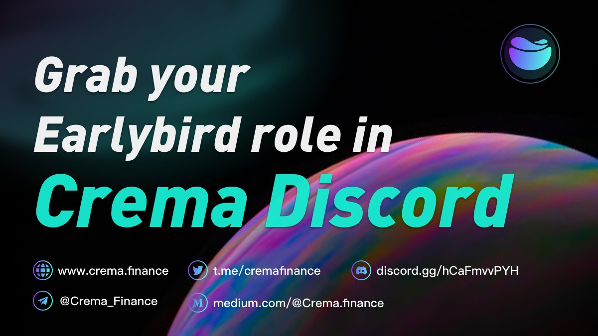 CremaFinance tweet media