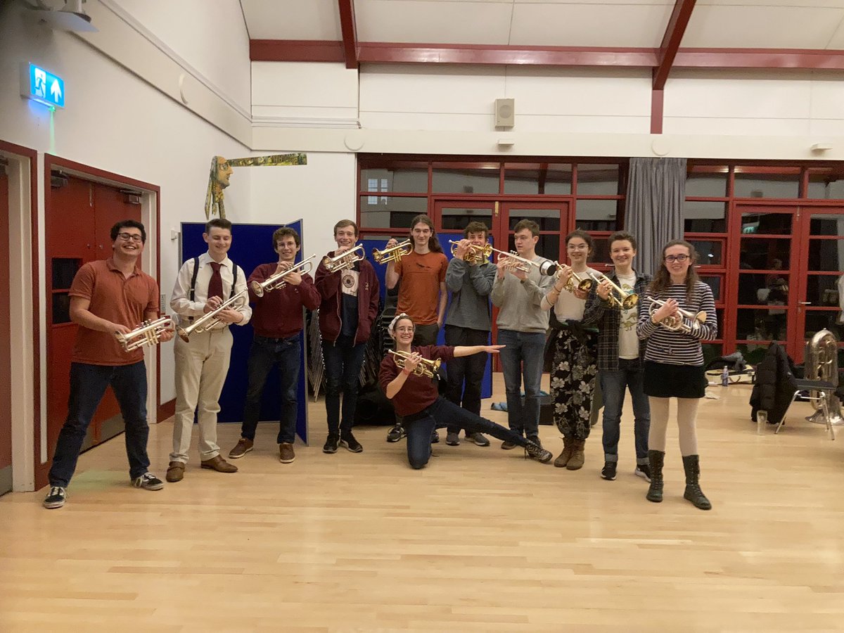 HarvestCUBB's tweet photo. Feature of the week goes to our cornets!!! (With the occasional trumpet) 

If you want to book the band/a small group for your society/event, please email our concerts Manager at cubb-concerts@srcf.ucam.org https://t.co/g2VK5oZu1s