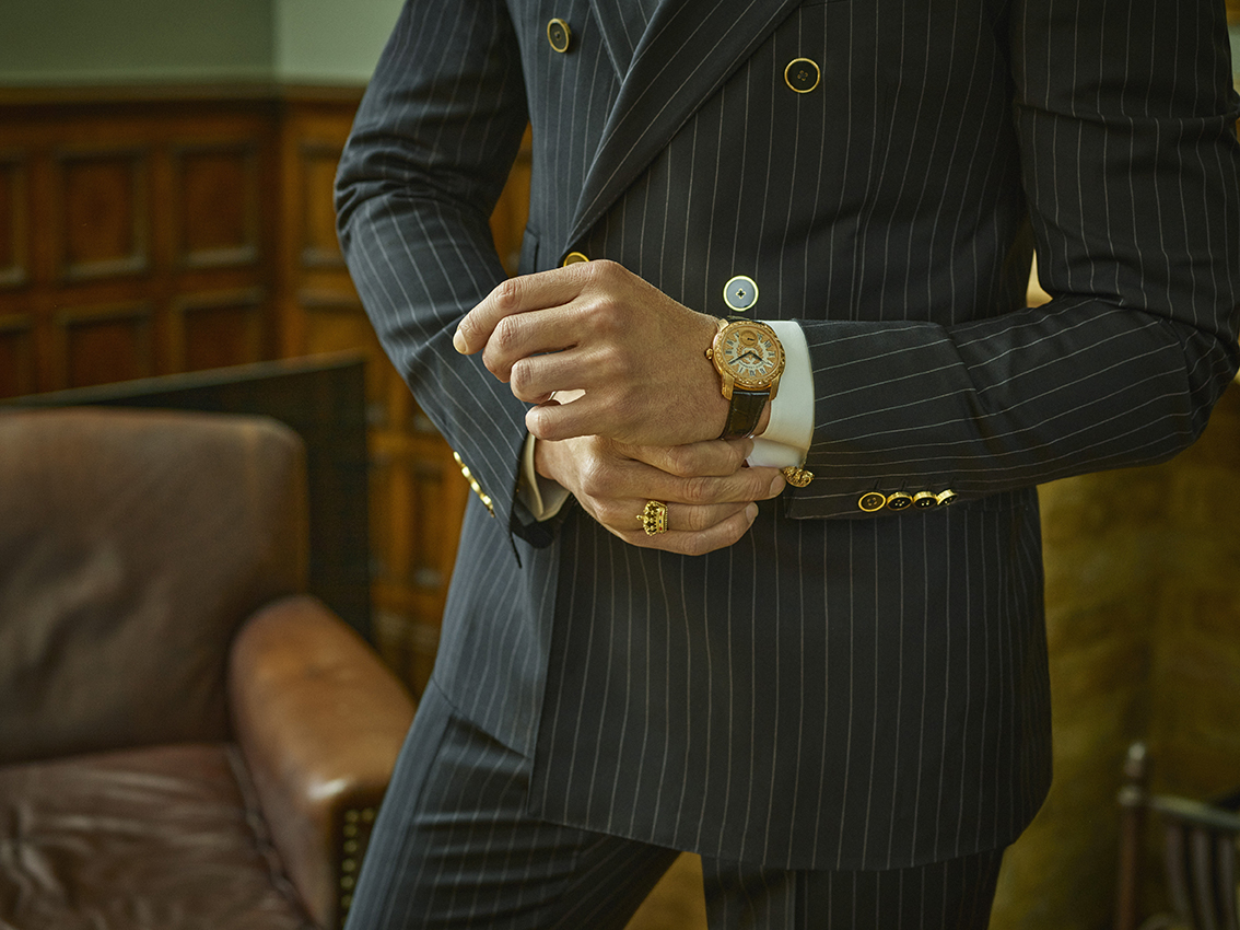 dolcegabbana's tweet photo. Captured by @marianovivanco, @DGandyOfficial stars in the new Made to Measure campaign to launch #DGSartoria, the exclusive #DolceGabbana service to create unique garments. Discover the exclusive services at https://t.co/QwEAQVhRY2.  
 
#MadeInItaly https://t.co/nQs5nOh3tG