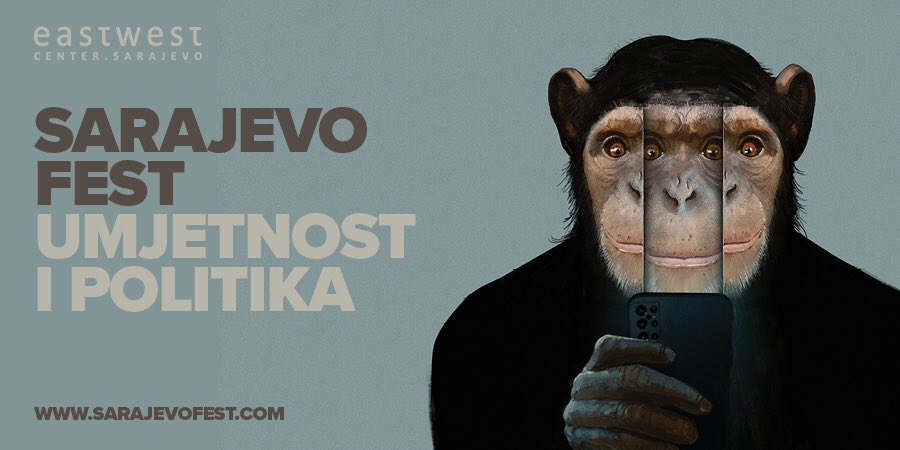 EastWestCentar's tweet photo. 🎉  Predstavljamo Vam 3.SarajevoFest - Umjetnost i politika! 

Više informacija o programu objavljujemo nakon zvanične press konferencije koja će se održati 22.11.2021. u Pozorištu mladih sa početkom u 12 sati. 

https://t.co/4DcnEhT4SD

#sarajevofest https://t.co/5mdmoOUOl6