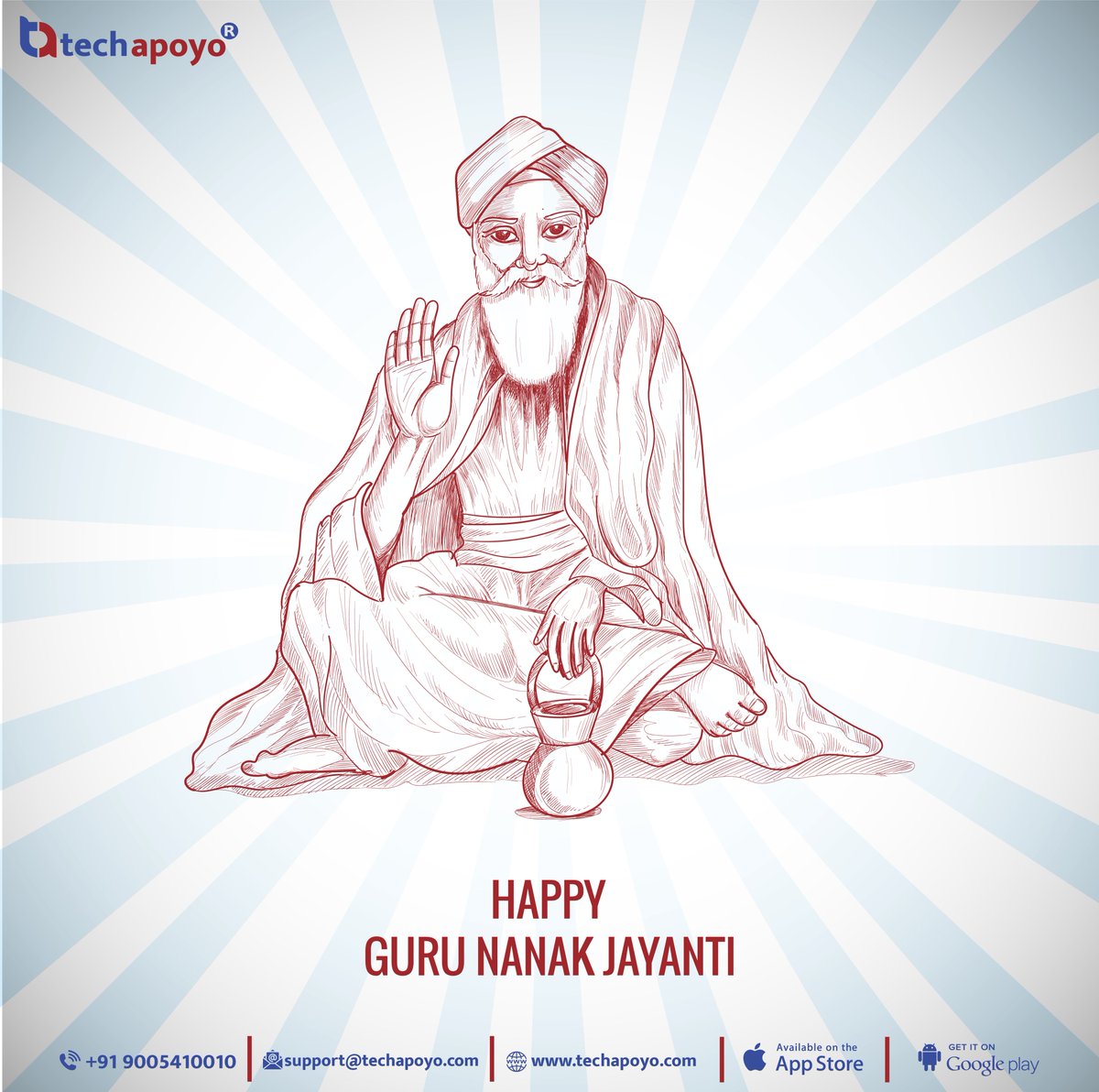 techApoyo's tweet photo. May Guru Nanak Ji be your guidance and support throughout the course of your life. Happy Guru Nanak Jayanti!
#GuruNanakJayanti #guidance #techapoyo #technology #techblogs https://t.co/QbBh2F7pts