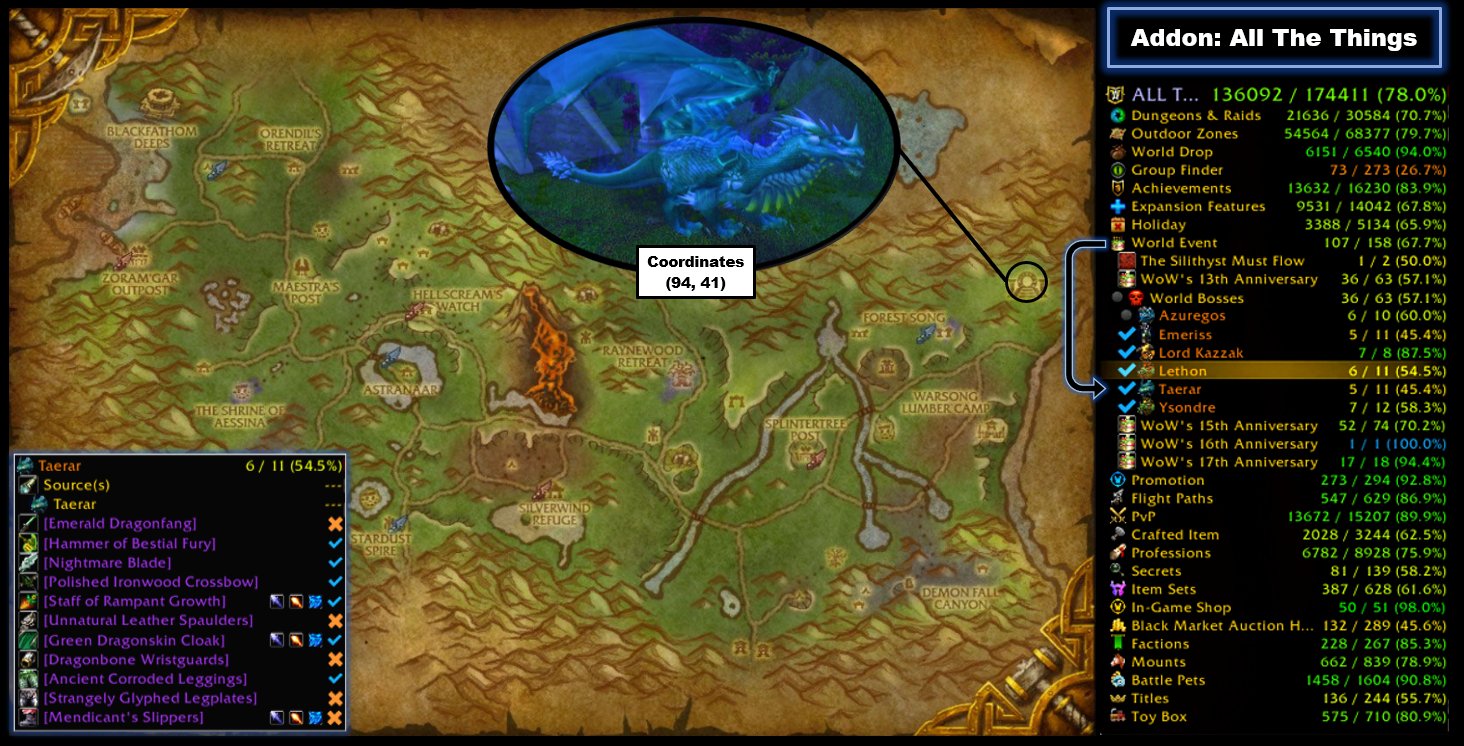 WoW Rare Spawns: Ashenvale Rare Spawns