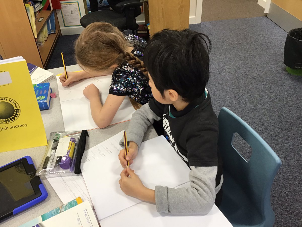 PindersPrimary's tweet photo. Year 3/4 are working hard this morning publishing their Stone Age Diary writing. #PPWriting #PPEnglish https://t.co/wsaqwwNYeM