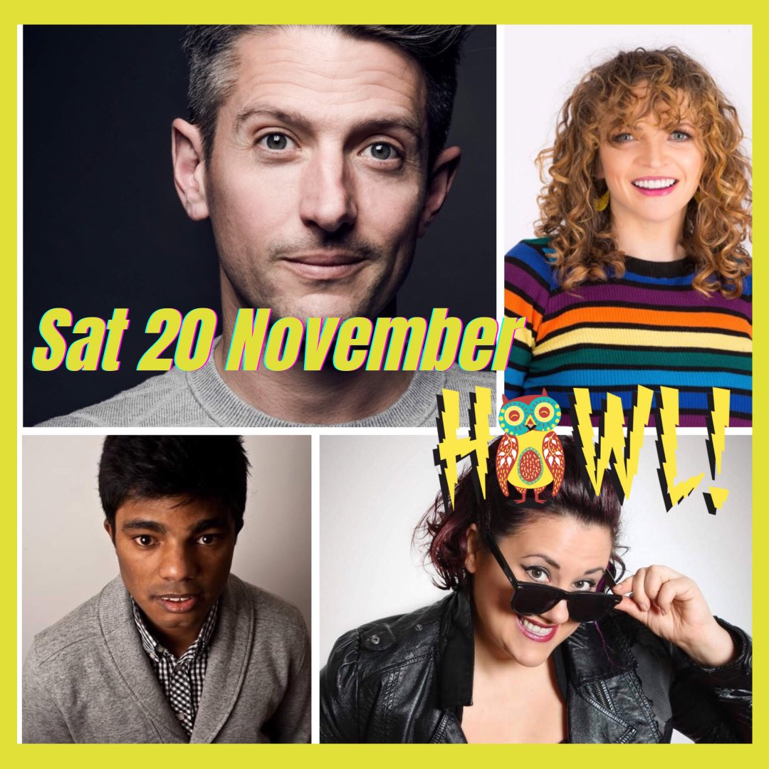 Howlcomedy1's tweet image. 🚨 TOMORROW NIGHT 🚨

We bring our uniquely warm and hilarious pro nights back to #Penarth!

Tickets via bit.ly/HowlNov20 or @PenarthCouncil website! 

Line up includes @ComComPod @NewyearBridgee @DonBiswascomedy and your MC @lornacomedy!

See you at The Paget Rooms 🎉!