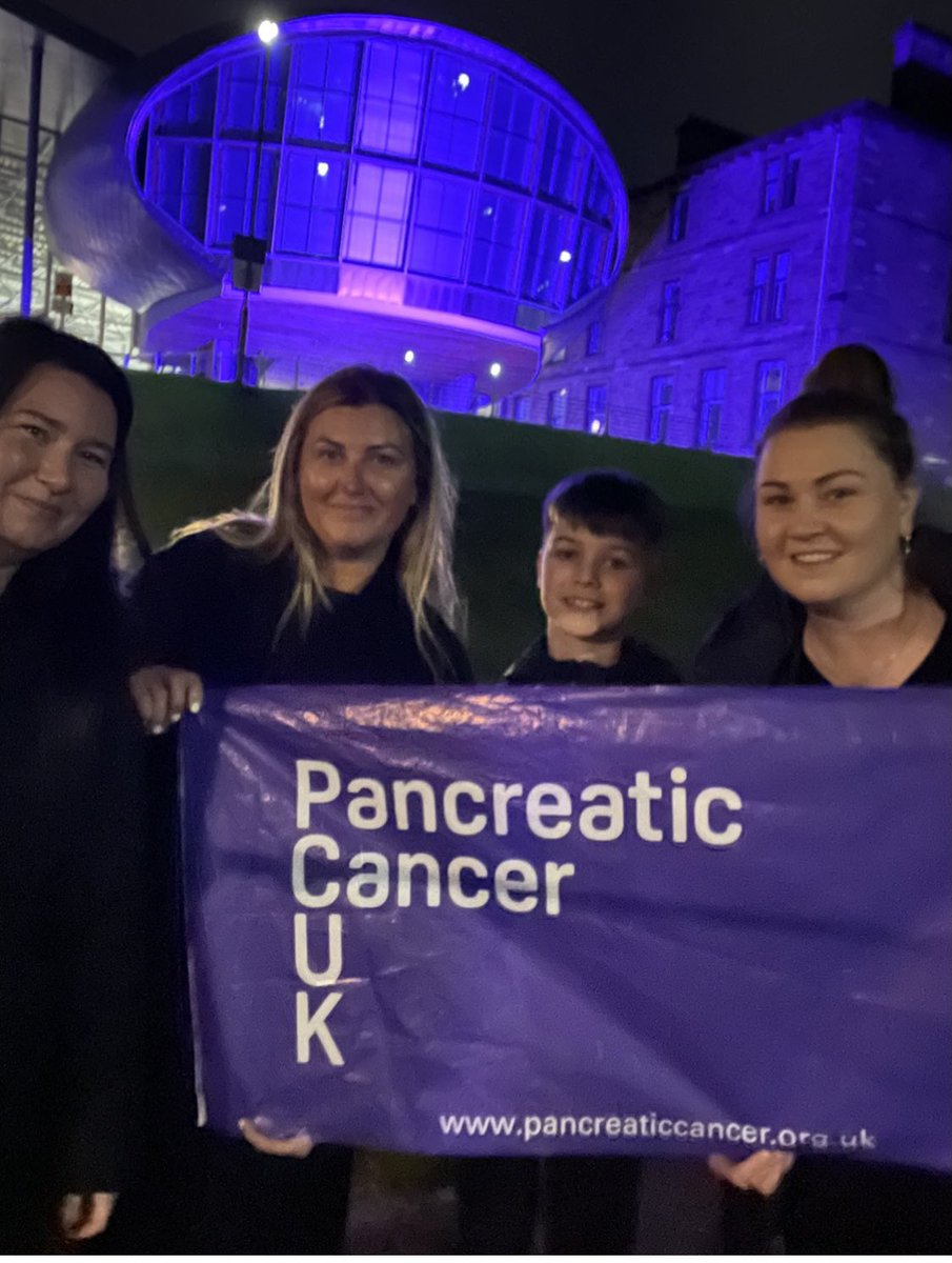 A few photos from last night of buildings lit up in support of raising awareness of pancreatic cancer 💜#PurpleLightsUK #WPCD #ItsAboutTime #PancreaticCancer #PancreaticCancerAwareness #PancreaticCancerAwarenessDay @Scotlandteam @The_Balmoral @EdinburghNapier @LCampbell1985