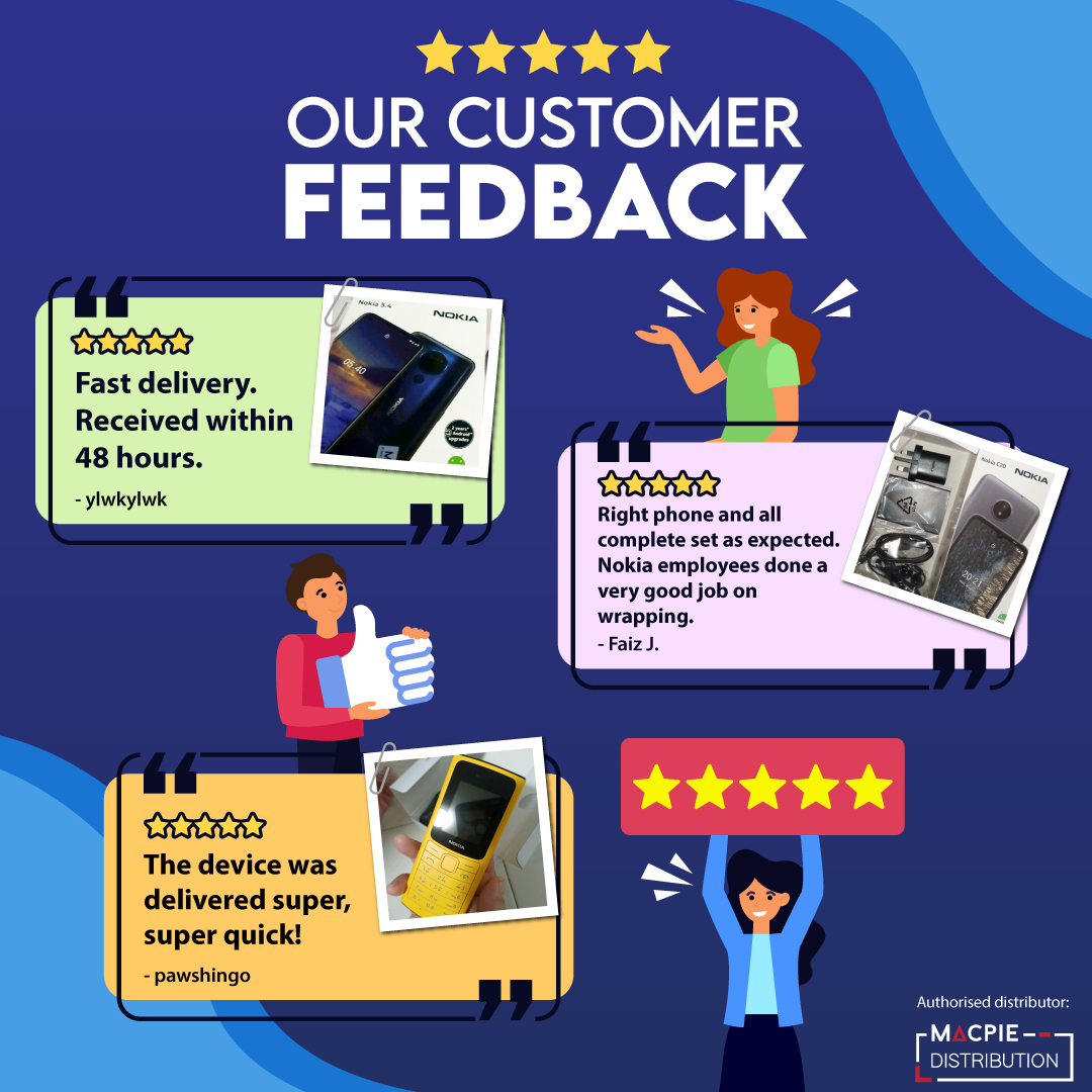MacpieD's tweet photo. Kepuasan pelanggan adalah kebahagiaan kami! Terima kasih atas sokongan anda sepanjang November ini! ๐ฅฐ
Customer satisfaction is our happiness! Thanks for the supports this November! You can count on us and Nokia mobiles as always! ๐ฅฐ
#NokiaMobile
#MacpieDistribution https://t.co/ehYJN3IzQF