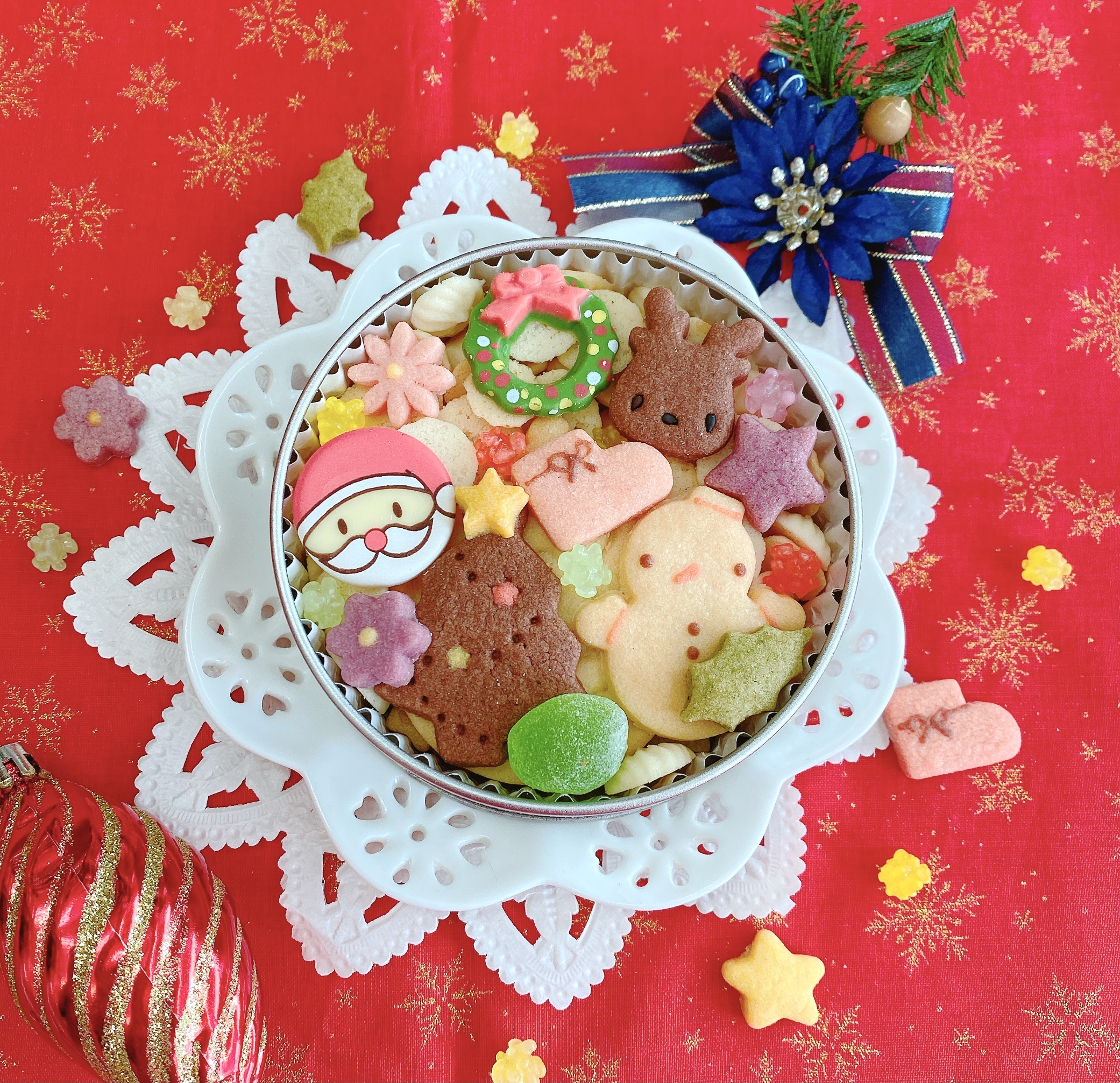 おかしの家 メリークリスマス メルヘンチックなクリスマスクッキー サンタさんとトナカイさん かわいいブーツに どんなプレゼントくれるかな T Co Lo8iuppe00 おかしの家 クッキー プチギフト 相模原 淵野辺 手土産
