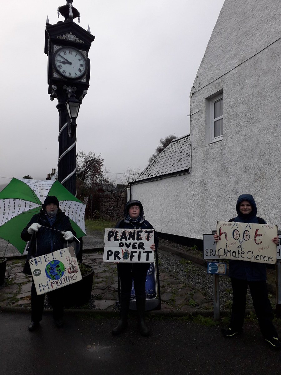 School strike week 153.

As the Amazon is destroyed at ever increasing rates, 13235 square km last year alone, politicians <a href="/COP26/">COP26</a> promise 'net zero' deforestation by 2030.  We don't need more weasely words, promises won't reduce carbon emissions. We need action &amp; we need it now !