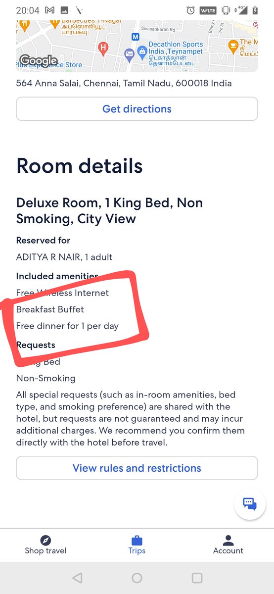 AdiRnair's tweet photo. @Expedia How credible are you when you miss represents information and then contradict with no remorse? https://t.co/B0Ehyk8eMO