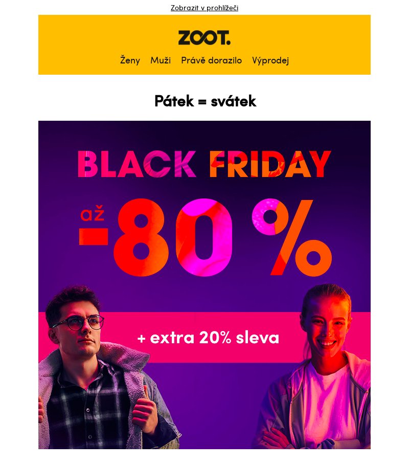 mailhuntcz's tweet photo. Staré marketingové přísloví říká, že kdo se slevami čaruje, ten se z objednávek raduje. V případě Black Friday to ale u některých obchodníků vypadá už na černou magii aneb sleva 80 % + extra sleva 20 % 😉.

#marketing #newsletter #emailing #blackfriday https://t.co/AbtLJeS7ge