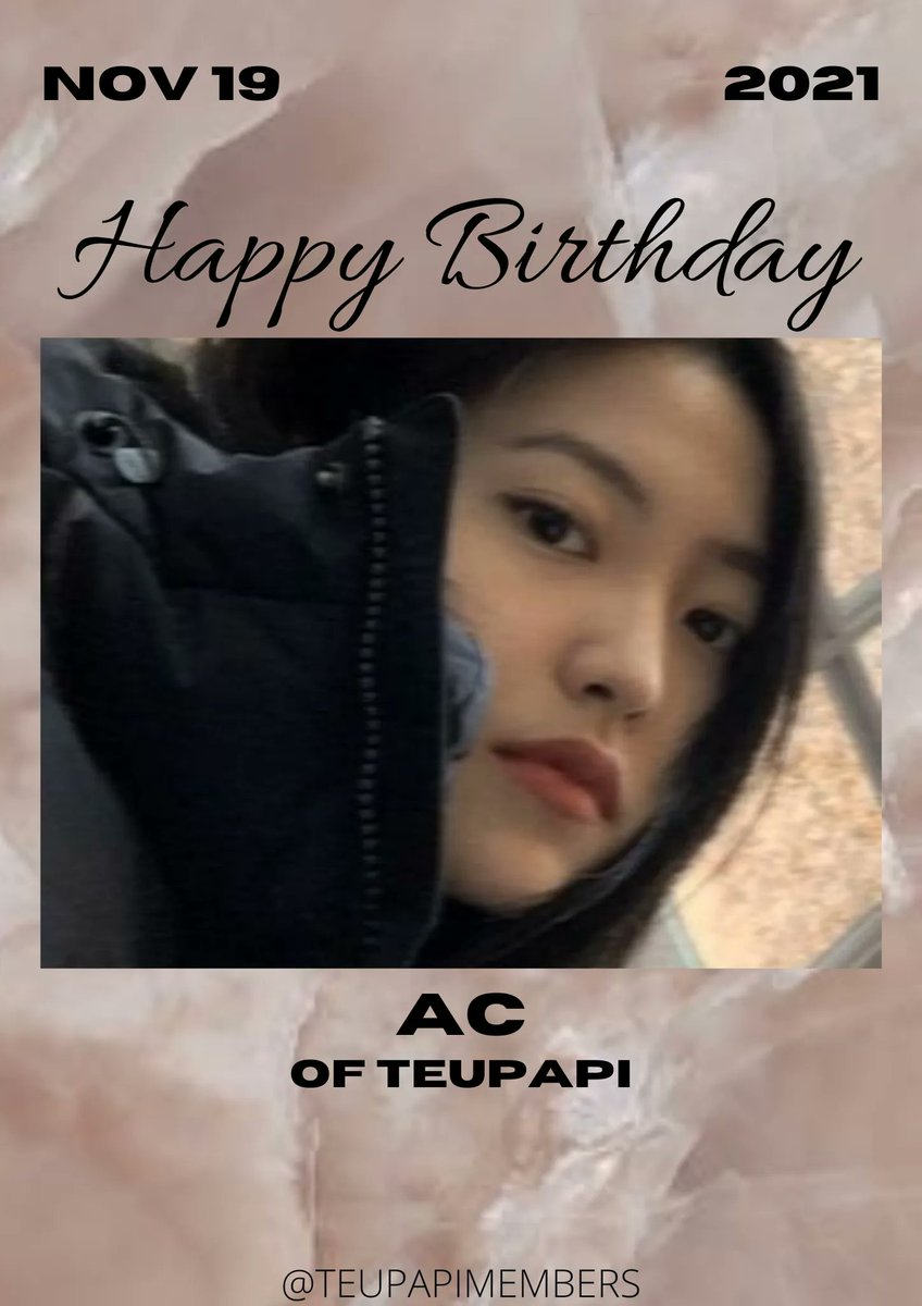 teupapimembers's tweet photo. HAPPY BIRTHDAY AC!🎉 @pjwaisle
✅2021.11.19
#TEUPAPI #ACBIRTH #maACm #ACbonifacio #lights_camera_ACtion https://t.co/e7bCpalCa8