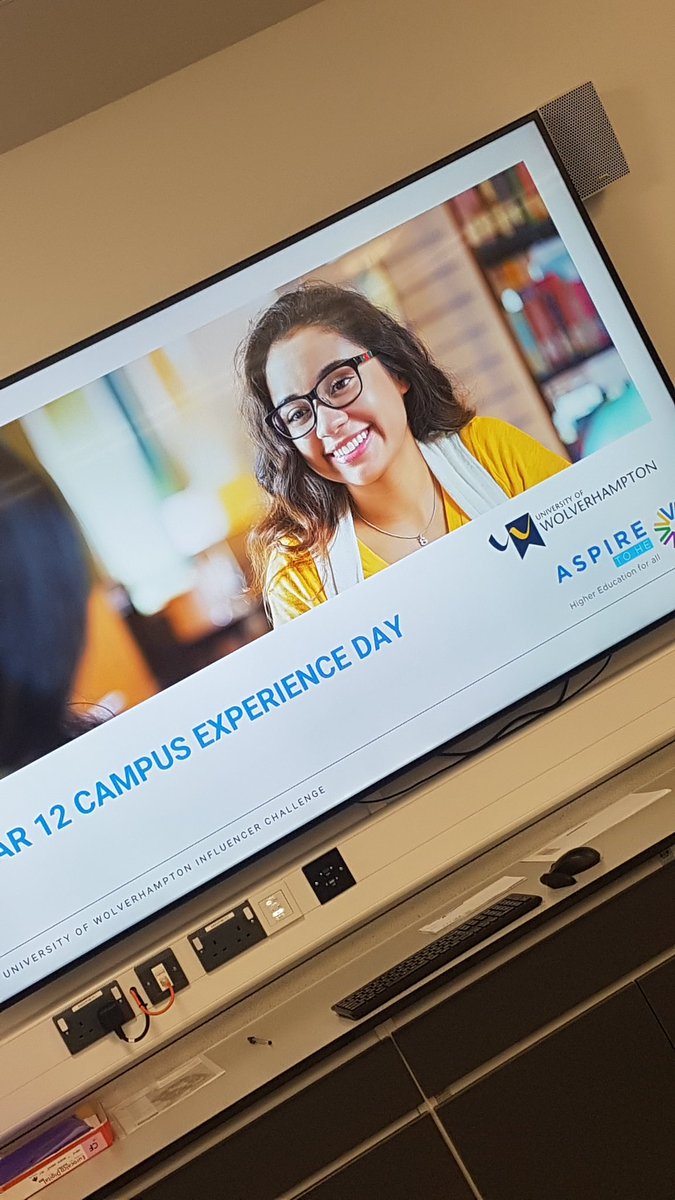 31 Year 12 students from <a href="/Gospel_Oak_/">Gospel Oak School</a> are here at <a href="/wlv_uni/">University of Wolverhampton</a> today with <a href="/AspiretoHE/">Aspire to HE</a> for a Campus Experience Day. #university #highereducation  #raisingaspirations #distinctiveness