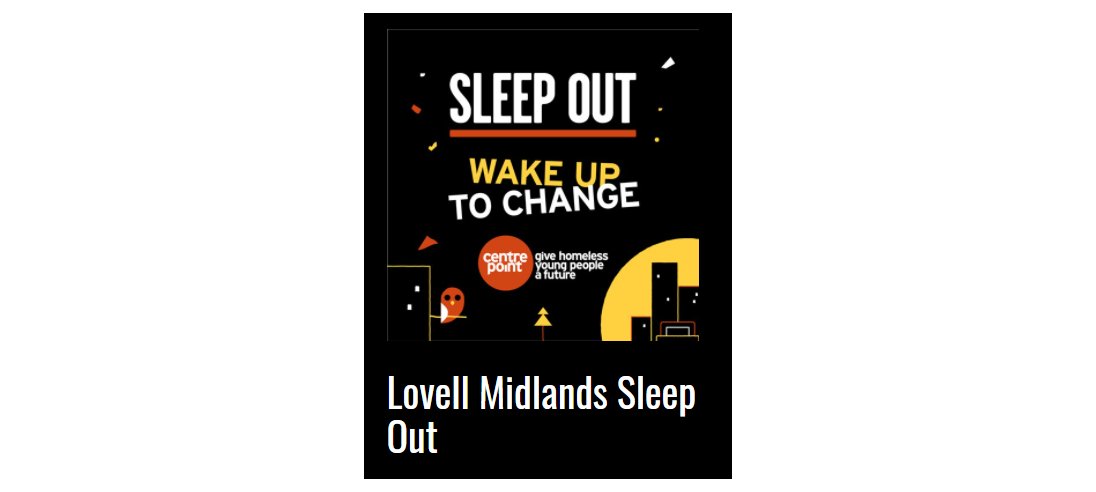Lovell_UK's tweet photo. PJ’s at the ready!!!  Looking forward to the @centrepointuk #SleepOut tonight at our Nuneaton Project Office, to raise money for to help homeless 16–25 year old’s. All donations gratefully accepted https://t.co/KD2ErOUIIk https://t.co/soeTmoQ7SM