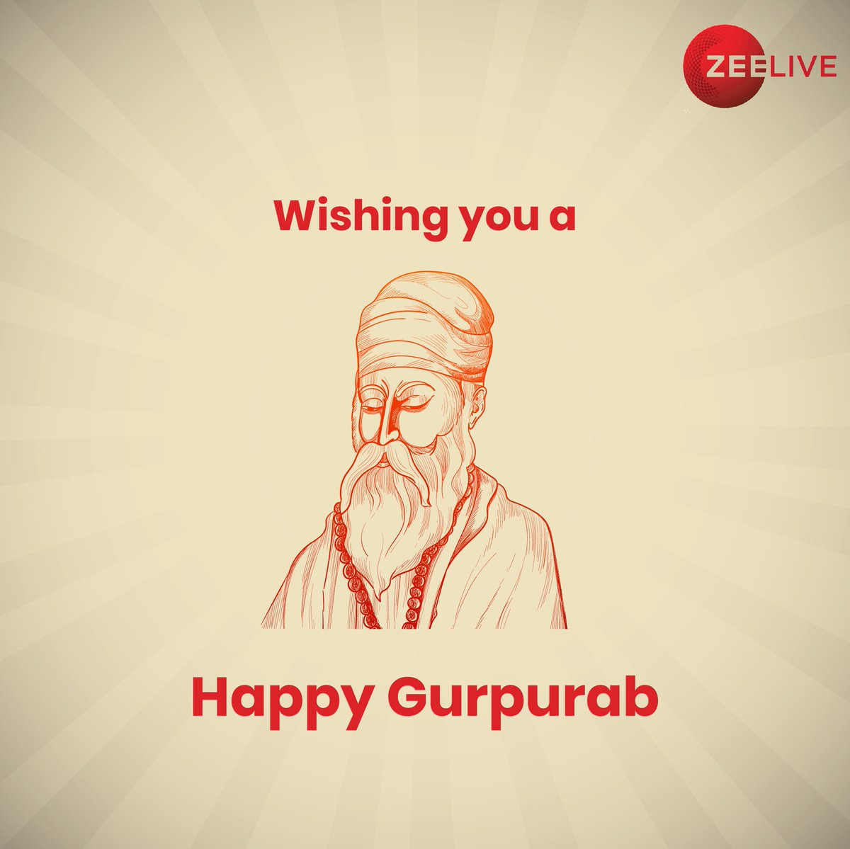 Wishing you nothing but peace and happiness this Guru Nanak Jayanti
.
#ZeeLive
#GuruNanakJayanti