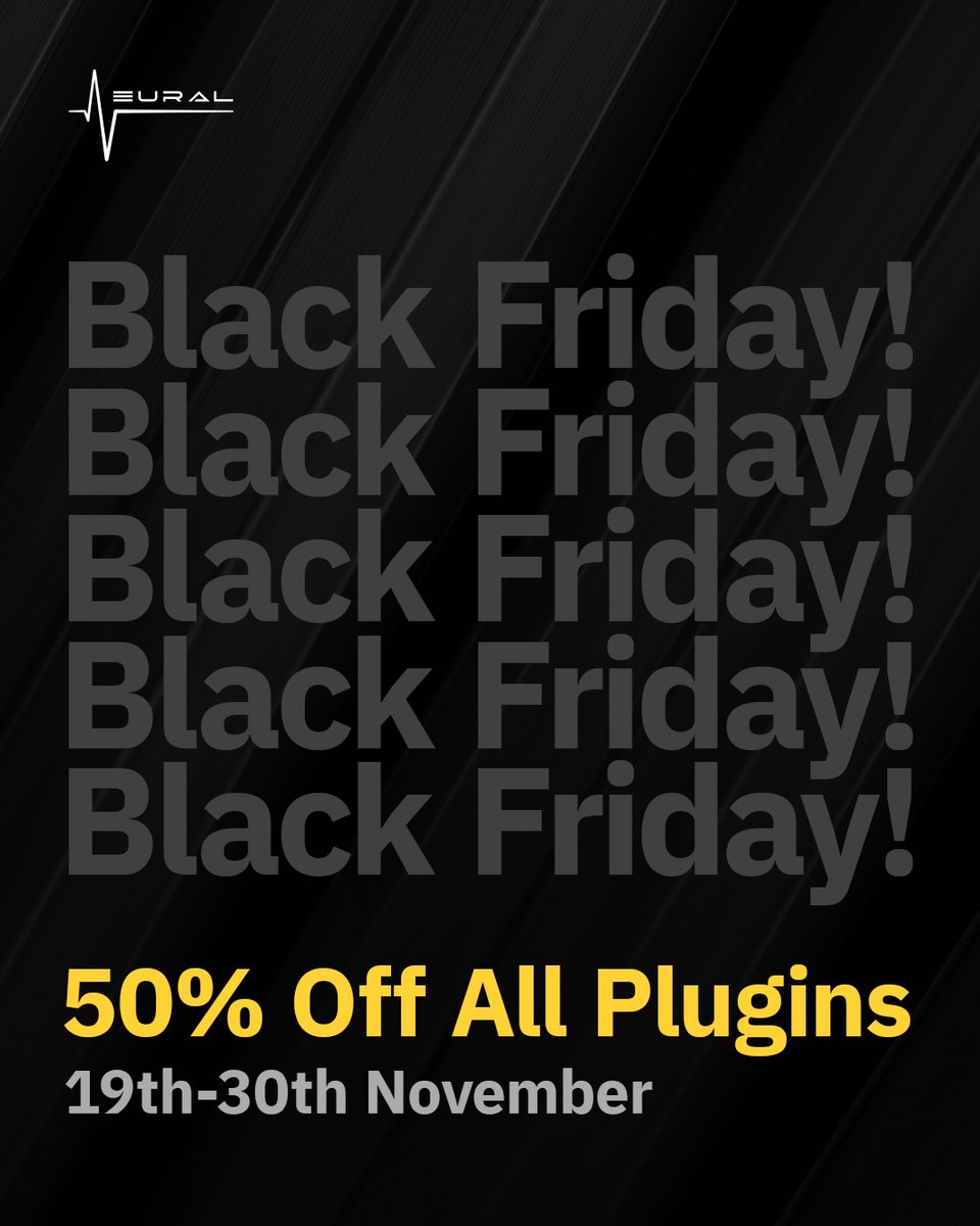 It's time! Our #BlackFriday sale is live. Get 50% off all plugins until Nov 30, 23:59 EET.