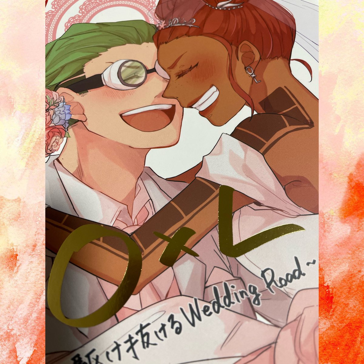 stack_b7's tweet photo. りつさん(@riocurara )のオクライアンソロ読ませて頂きました！結婚がテーマなので最初から最後まで幸せいっぱいで本当に温かな気持ちになりました！参加された方、素敵なご本ありがとうございました！ https://t.co/1p1VenlmQn