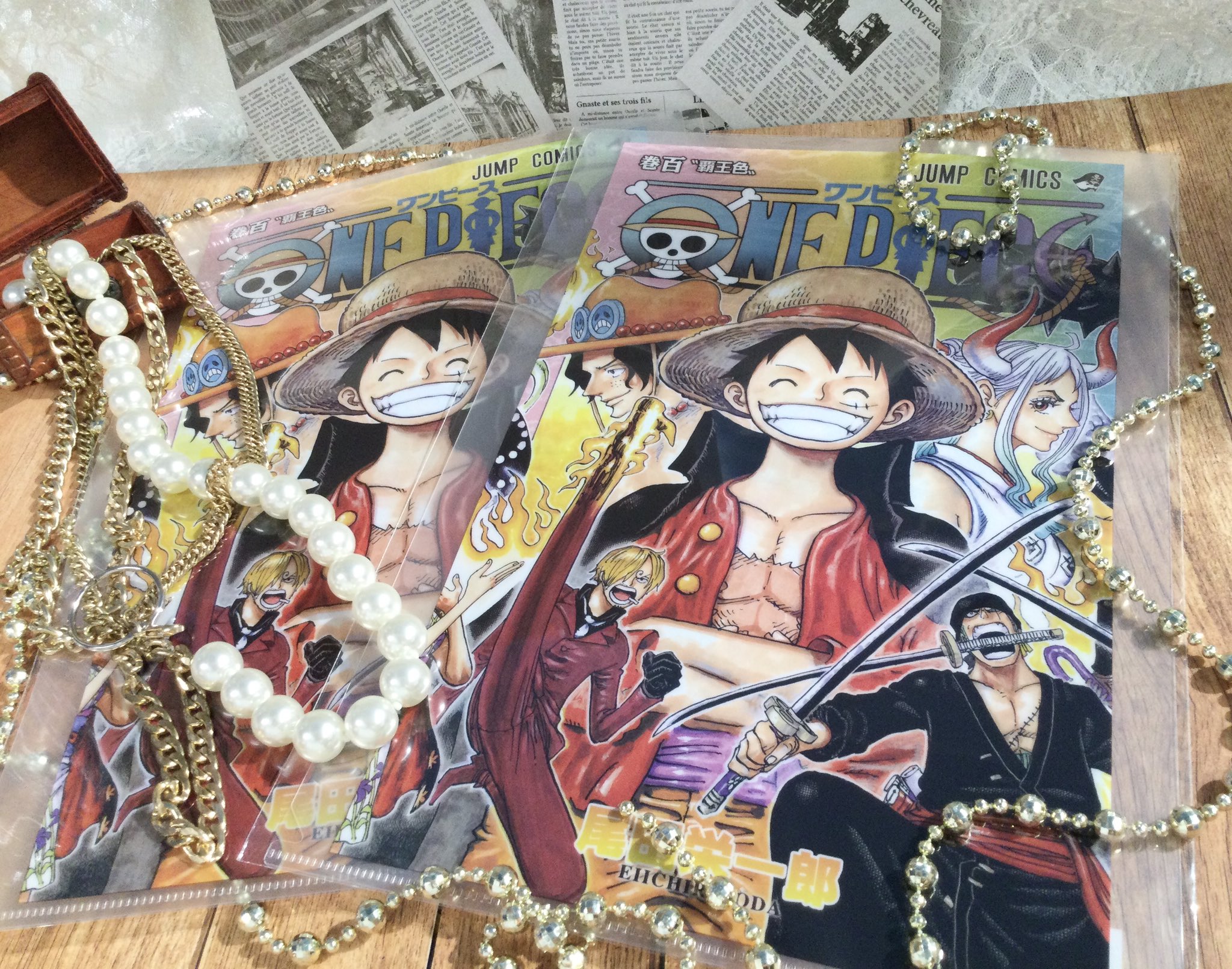 One Piece 麦わらストア福岡店 再入荷 100巻 クリアファイル 418円 税込 好評発売中 麦わらストア Onepiece T Co 5ygwvg3k81 Twitter