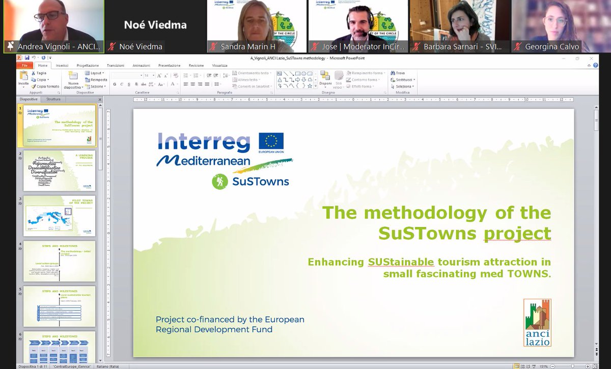 MedCities's tweet photo. 📢During the last session of the @incircle_med 🟢Training School, participants learnt about other #SustainableTourism 🗺️🌱#MEDprojects:

🔷@MEDCommTour
🔷@consumelessmed 
🔷@sustowns 
🔷@MedEcotourism

#INCIRCLEProject🟢 https://t.co/QHCGp8K5oY