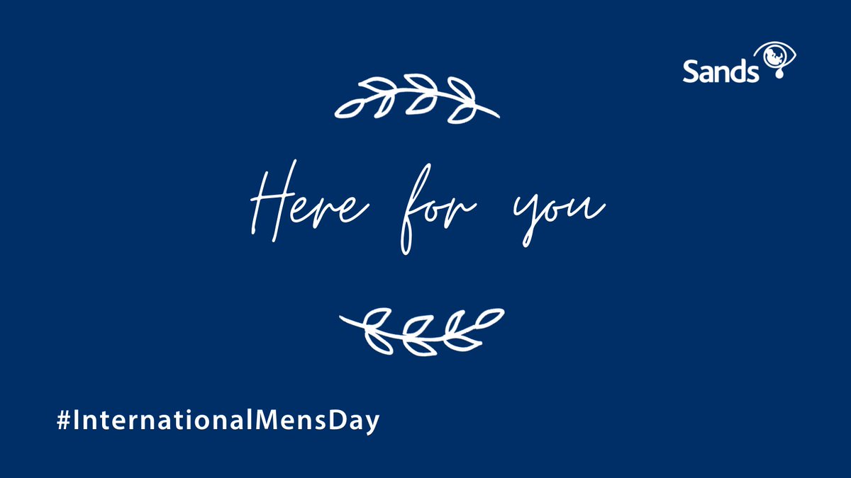 Today is #InternationalMensDay

When a baby dies grief affects everyone differently. Some men may struggle to ask for help or find support that's right for them. 

We want everyone affected by pregnancy and #babyloss to know they are not alone 💙🧡

➡️ sands.org.uk/support
