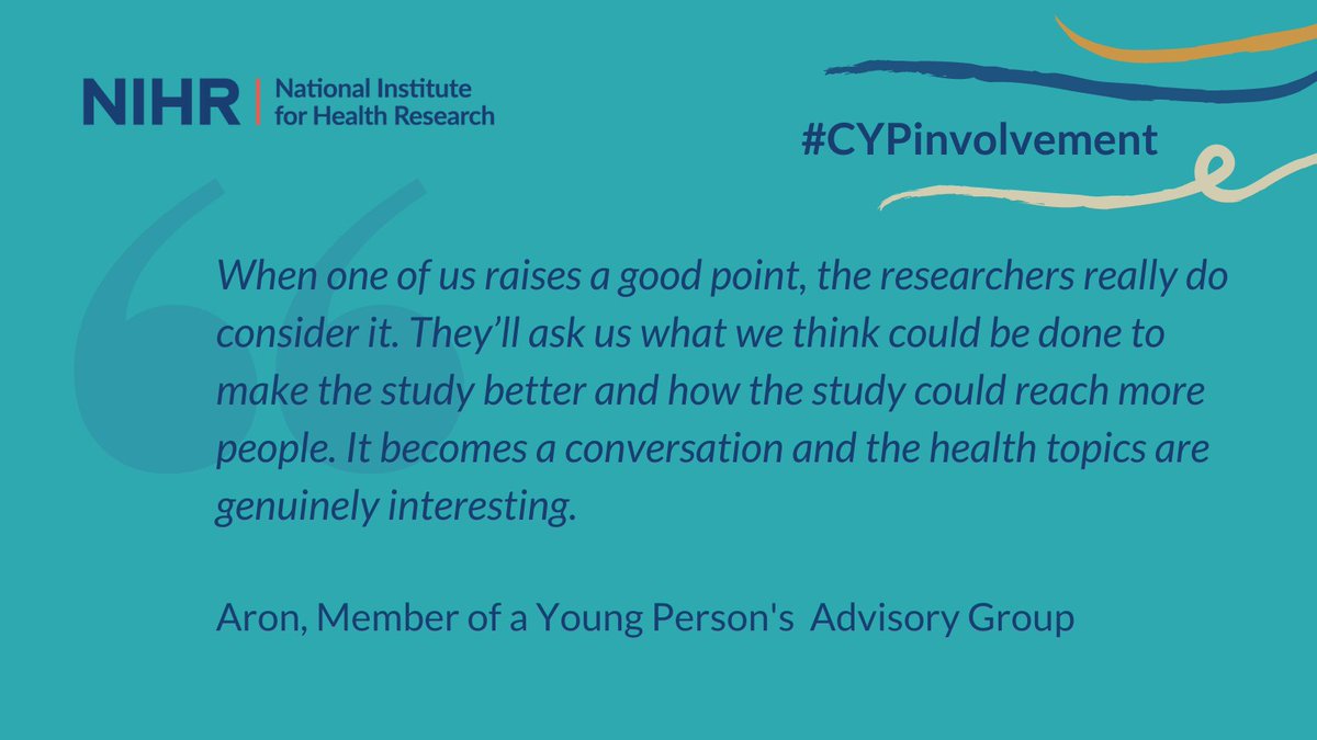 NIHRinvolvement's tweet photo. “When one of us raises a good point, the researchers really do consider it."

Read how Aron has helped researchers to plan studies in Wales as part of a group that discusses issues around health research: https://t.co/bS0zPnw46u 

@ResearchWales @ALPHA_DECIPHer #CYPinvolvement https://t.co/mWCEUSsybP