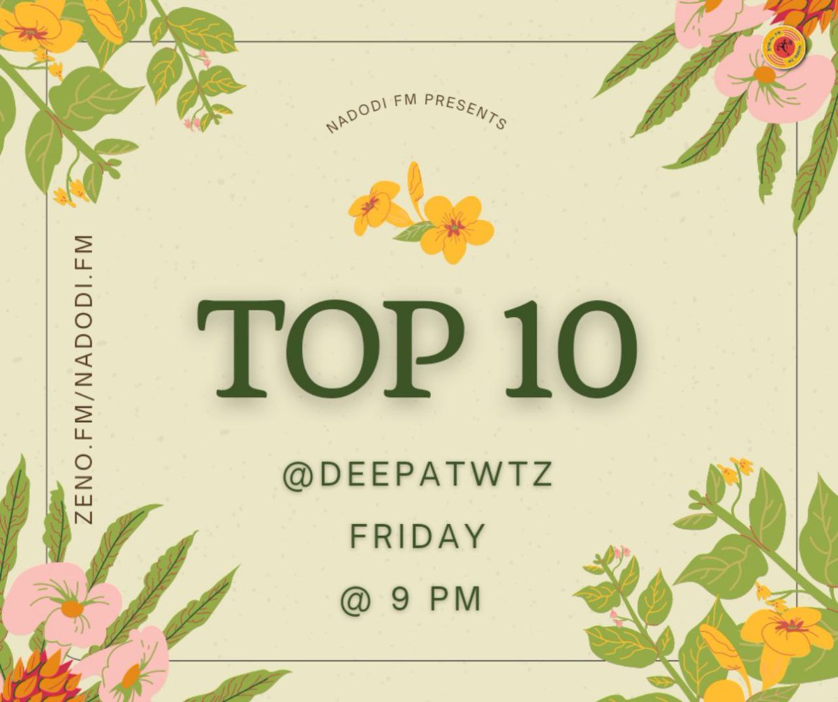 nadodi_fm's tweet photo. இன்று இரவு 9 மணிக்கு
#டாப்10 வித் #RJdeepa @DeepaTwitz https://t.co/UTkxDH5KB1