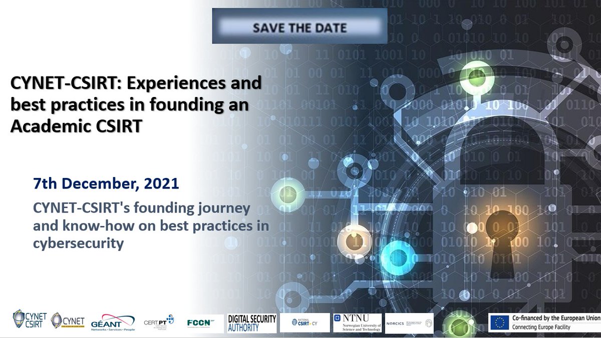 CyNetCSIRT's tweet image. CYNET-CSIRT&apos;s founding journey and know-how on best practices in cybersecurity. @EU_HaDEA