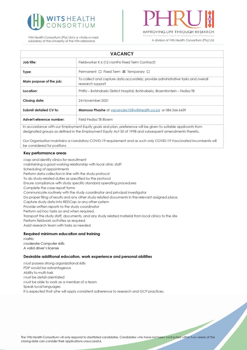 MindzSouth's tweet photo. More than 30 vacancies available in different companies

Vacancies available
1. HR
2. Admin
3. Finance 
4. Drivers
5. Cashier
6. Internship 2022
7. Clearners/General Worker 
8. IT &amp; more 

Submit your CV online:
https://t.co/pE7Hnq5Y14

#AskAMan
#somizi
#TheWifeShowmax
#Umjolo101 https://t.co/bndNh2AIPf