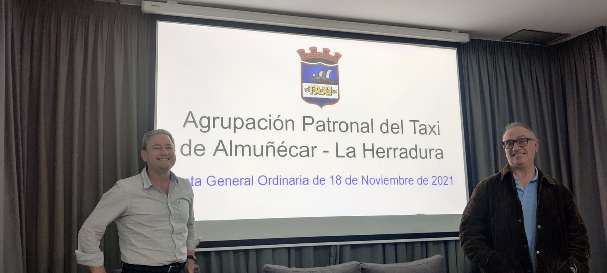 Celebrada Reunión Ordinaria anual de la Agrupación Patronal del Taxi de Almuñécar La Herradura.
Seguimos avanzando para dar el mejor servicio a vecinos y visitantes 🚖958630017📲