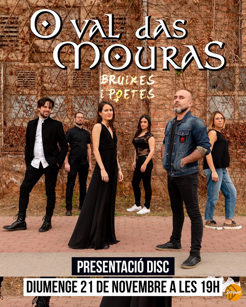 elBarradas's tweet photo. Ãltimes entrades aquÃ: https://t.co/2TbldBcSuL
T'esperem aquest diuemenge a les 19h!
@ovaldasmouras @facrobates @LHCultura
#OVDM #BruixesiPoetes #Lhospitaletdellobregat #AuditoriBarradas #newalbum #poesia #acrobateslh #ovaldasmouras https://t.co/5iaFq0JZ50