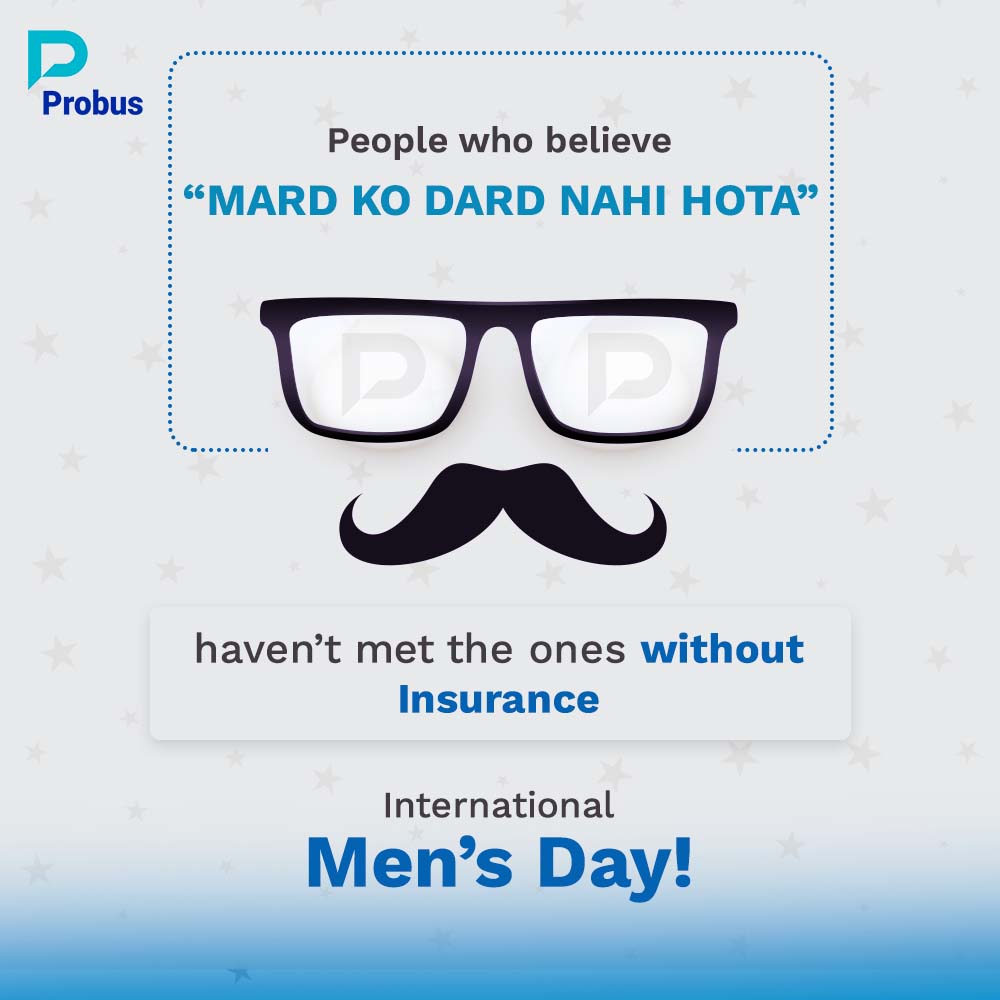 It's a stereotype breaking kinda day! We understand that Mard Ko Bhi Dard Ho Sakta Hain, let's embrace their efforts they make for us and celebrate by gifting them an insurance plan.
#internationalmensday  #mensrights #men #insurancesolutions #insurancebroker  #Covid19IndiaHelp