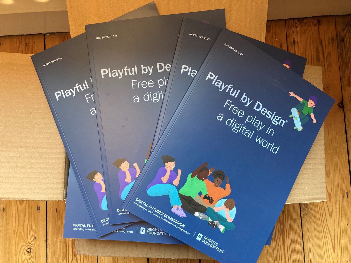 Livingstone_S's tweet photo. Ooh I'm excited to receive actual copies of our new #DigitalFutures report #PlayfulByDesign 

Read all about our vision of #FreePlay in a #DigitalWorld https://t.co/78oxBj5qxP @5RightsFound @MediaLSE 

Download https://t.co/weUBcKNRVj

Order your own copy https://t.co/4e6WuqZUGU https://t.co/myfIFNwISs