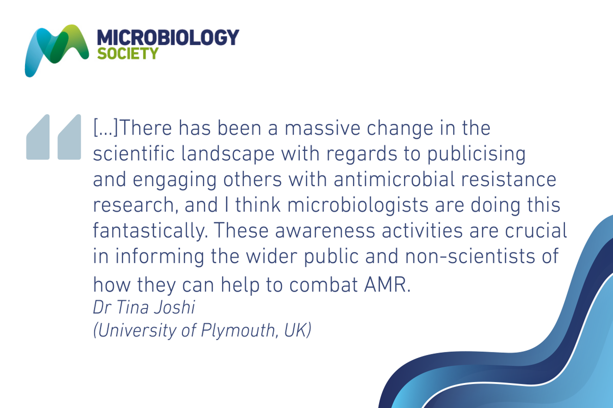 MicrobioSoc's tweet photo. In this interview with Society member Dr Tina Joshi, we learn more about her research in the field of #AMR and the important role of microbiologists and scientists in tackling the issue. @tinaljoshi https://t.co/a732cNaHry #WAAW2021 https://t.co/HlVvBp8VPo