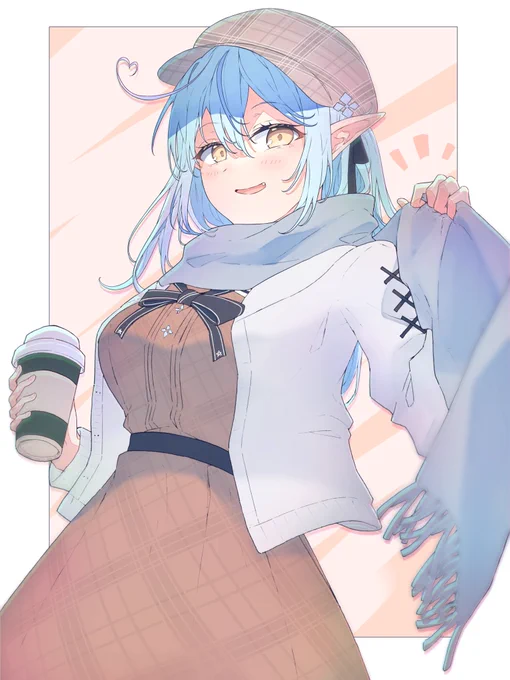 マフラーに入らせてくれるラミィちゃんらくがき☃️
#LamyArt 
